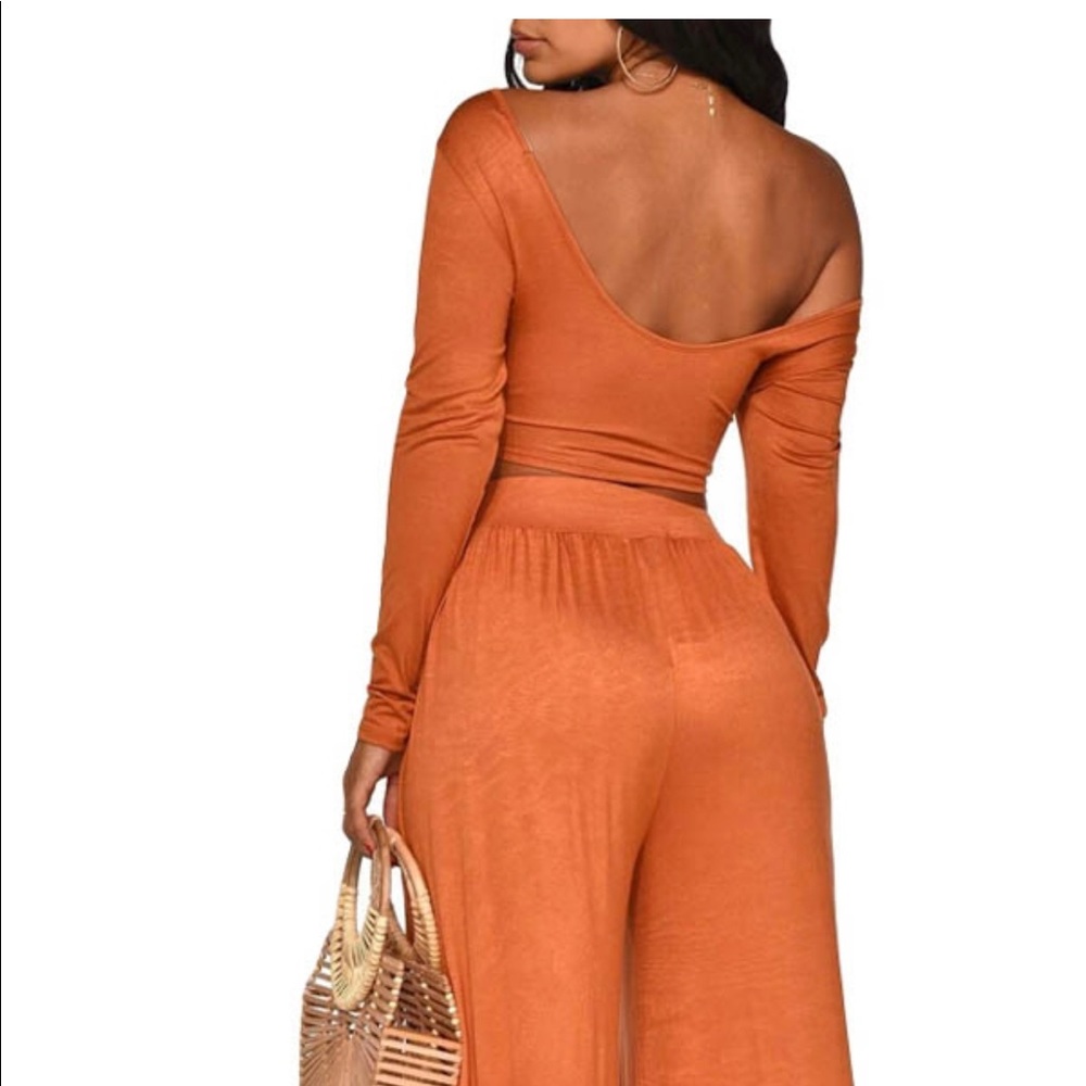 2pc Wide Leg Set NWOT - Picture 3 of 5